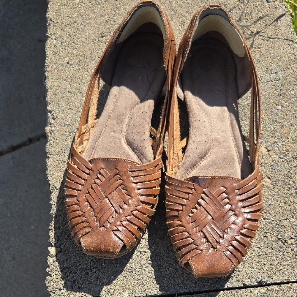 Brown Leather Loafers